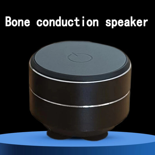 Altavoz inalámbrico de conducción ósea con ventosa, sonido TWS de alta fidelidad, graves mejorados, bucle portátil, resonancia y audio dinámico.