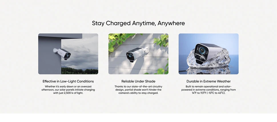 Cámara adicional eufyCam S3 Pro de eufy Security, cámara solar inalámbrica para exteriores, visión nocturna MaxColor, cámara 4K con panel solar