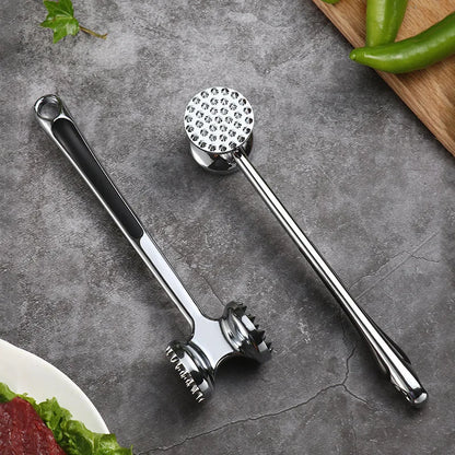 KEMORELA - Ablandador de carne de alta calidad, herramientas para carne, filete, res, pollo, martillo, mazo de metal de aluminio, herramientas de cocina