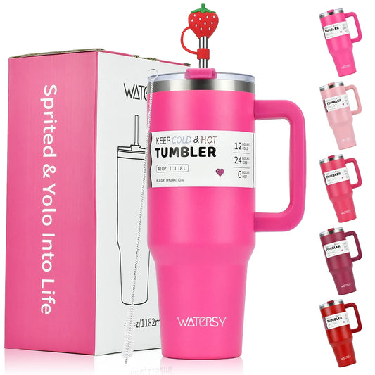 Vaso de acero inoxidable de 30 oz/40 oz, botella térmica de gran capacidad, termos dobles para mantener el frío, taza de regalo DIY