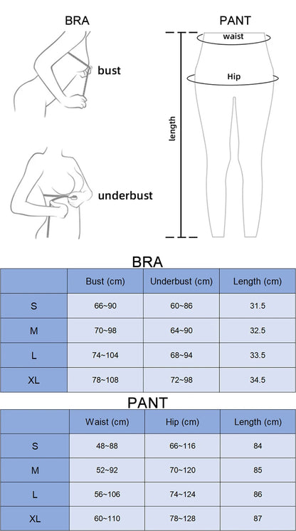 SOISOU Conjunto de yoga de nailon para mujer, chándal deportivo, leggings de gimnasio, sujetador para mujer, almohadilla para el pecho, cadera extraíble en forma de V, ropa para mujer