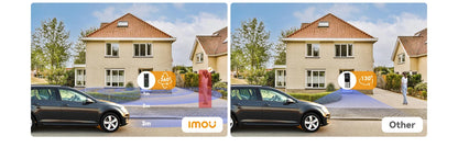 IMOU 4k Video Doorbell 3 with Chime fisheye lens Human Package Detection Rechargeable Battery Two-way Talk Waterproof 360° View