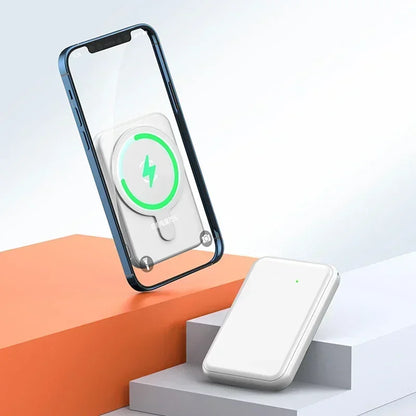 Cargador de batería externo portátil Xiaomi de 500.000 mAh con carga rápida inalámbrica y magnética para iPhone, Huawei y Samsung.