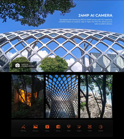 Teléfono inteligente resistente Fossibot F101Pro, 15 GB + 128 GB, Android 13, IP68, resistente al agua, batería de 10600 mAh, NFC, versión global