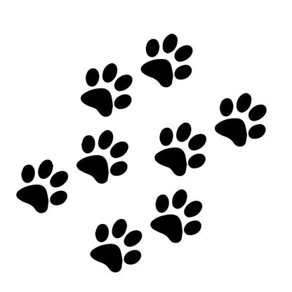 Pegatina con huella de pata de gato para coche, creativa, 3D, con diseño de huella de animal, protector solar, impermeable, para puerta de coche, ventana, accesorios exteriores