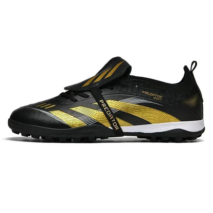 Botas de fútbol de entrenamiento para césped, antideslizantes, para hombre, para interior, de corte bajo, unisex