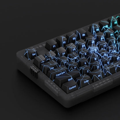 Teclado mecánico ZORNHER ZH980 Spider Web, inalámbrico, 2,4 G, Bluetooth, personalizado, para oficina, HIFI, silencioso.