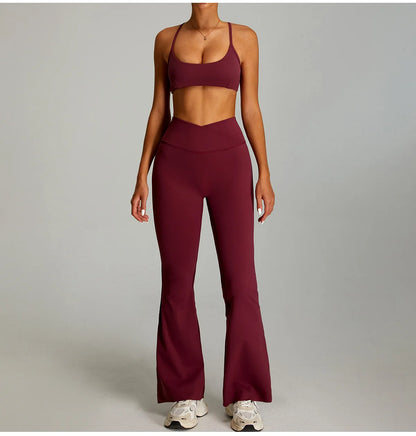 Conjunto deportivo de yoga para mujer mikeyoga, 2 piezas, secado rápido, ideal para gimnasio, correr y entrenar. Incluye ropa deportiva de manga corta para yoga.