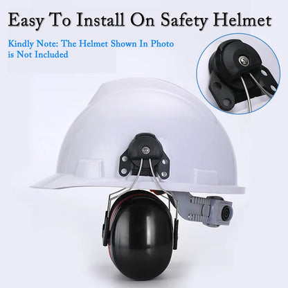Orejeras antirruido de alta calidad para casco de seguridad, protección auditiva para carpintería, aeropuertos y fábricas.