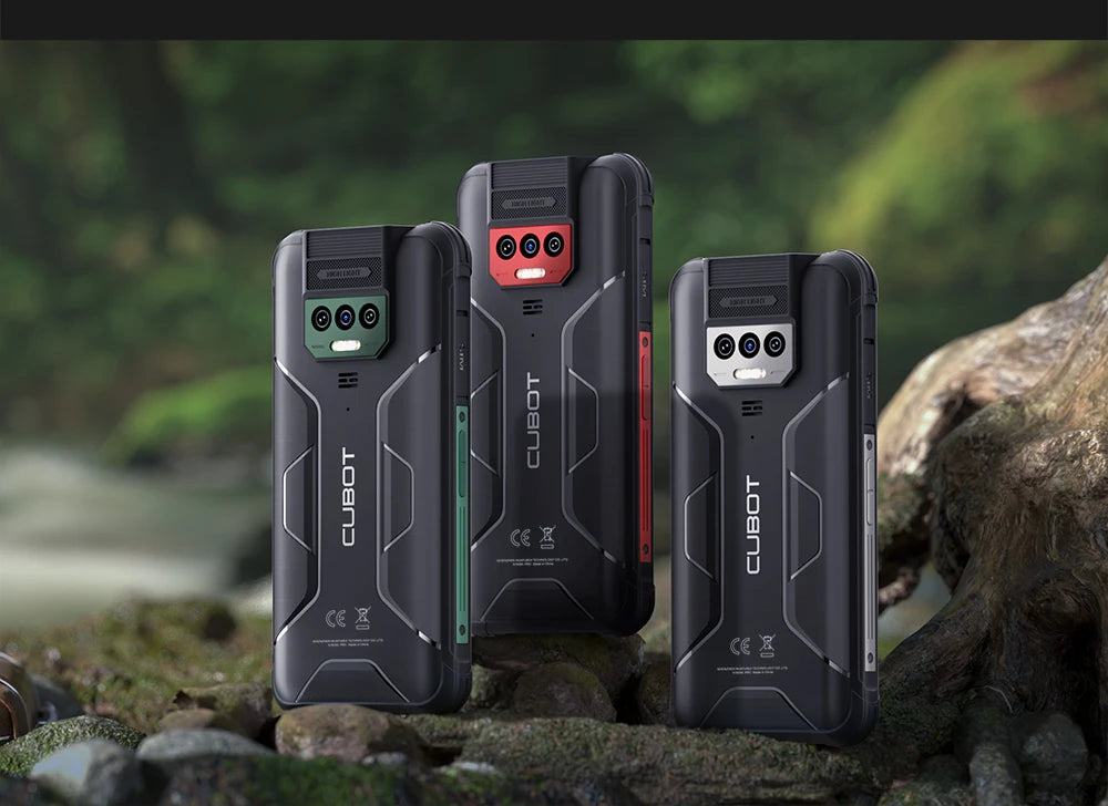 Cubot KingKong 8, smartphone Android resistente al agua y a los golpes, 12 GB de RAM (6 GB + 6 GB), 256 GB de ROM, batería de 10600 mAh, NFC, procesador de ocho núcleos, 4G, OTG.