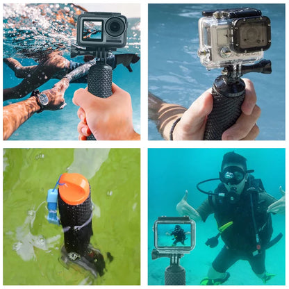 Empuñadura flotante para cámara de acción GoPro Hero 13, 12, 11, 10, 9 y 8, Xiaomi Yi SJ4000, DJI Osmo, accesorios de montaje