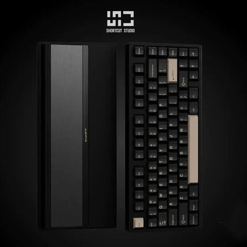 Teclado mecánico inalámbrico ShortCut Studio Bridge75 con Bluetooth, 3 modos RGB, personalizado, de aluminio de larga duración.