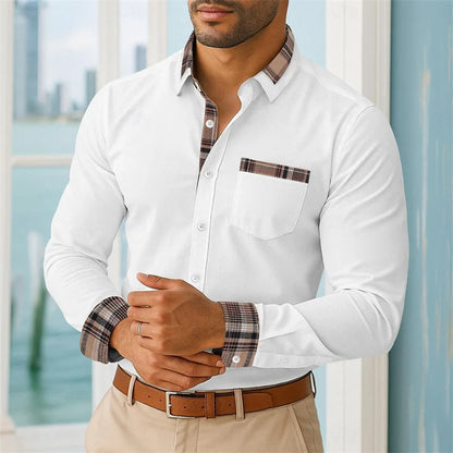 Camisas de vestir para hombre, camisas informales para la oficina y actividades al aire libre, camisas suaves y cómodas para la calle, camisetas de alta calidad para hombre, tallas grandes