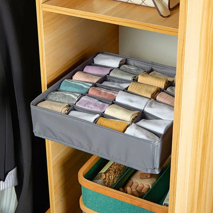 Caja organizadora para guardar ropa interior, calcetines, sujetadores y bragas, ideal para el hogar, el dormitorio y el armario.