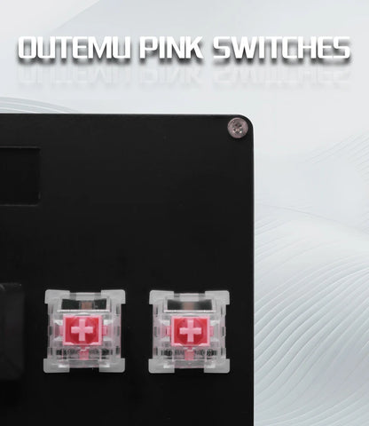 CM51 SayoDevice OSU DJ MAX OUTEMU/Gateron Switches Interruptores magnéticos de disparo rápido Teclado con perilla Pantalla Copiar Pegar Shotcut