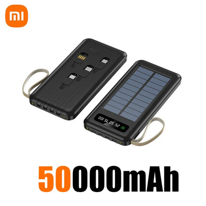 Batería externa Xiaomi PowerBank de 500000 mAh y 120 W, cargador portátil superrápido, alta capacidad, compatible con iPhone y Samsung.