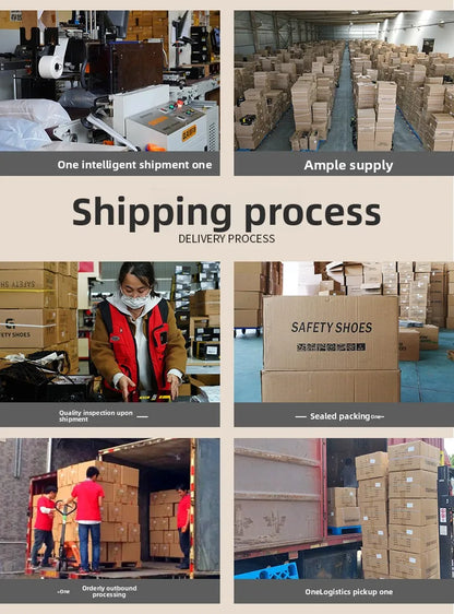 Zapatillas de seguridad con forro polar para hombre y mujer, botas de invierno con punta de acero, gruesas, cálidas, antiaplastamiento, para trabajo, tallas 36-46