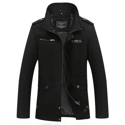 Chaqueta informal de algodón puro lavado para hombre, estilo primavera/otoño, ligera, cortavientos juvenil y a la moda. Abrigo ligero de verano.