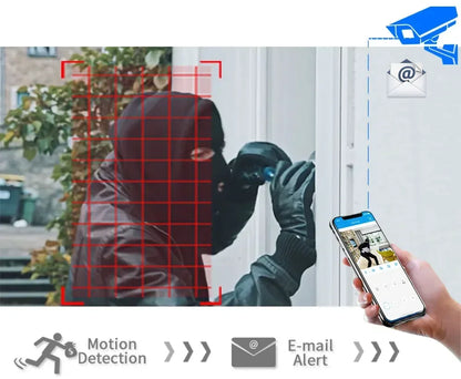 Cámara IP NINIVISION IPC-8MP HD Negra PoE Carcasa Metálica Micrófono Integrado Audio Visión Nocturna a Color Video de Vigilancia para NVR IP 4K de 10 canales