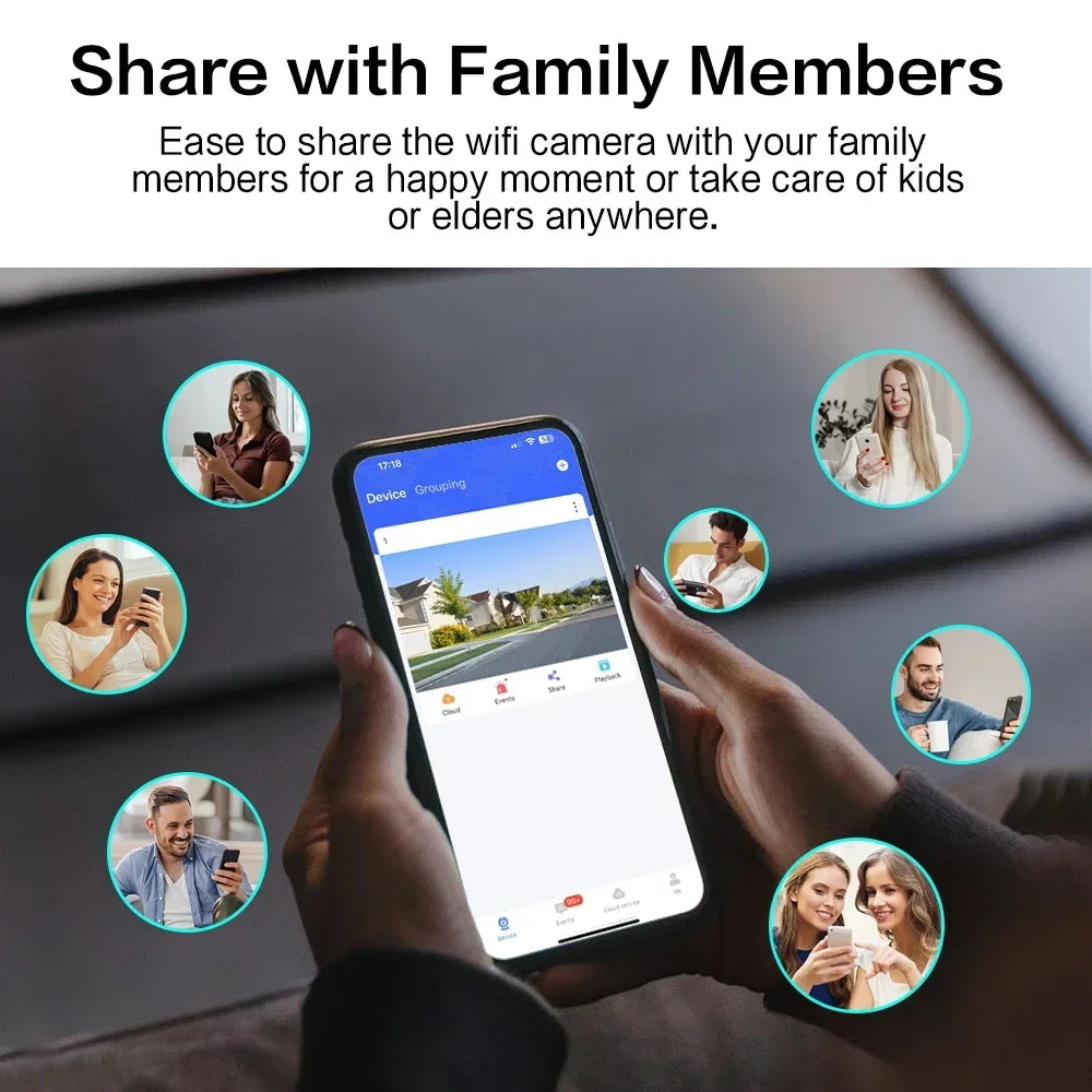 Cámara de seguridad exterior V380, 4K de doble lente, circuito cerrado de televisión solar inalámbrica WIFI, cámara solar con SIM 4G, cámara CCTV