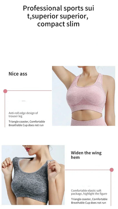 Conjunto de yoga, pantalones cortos de gimnasio, sujetadores deportivos para mujer, tops de entrenamiento para mujer, ropa de yoga, leggings de fitness, conjunto de gimnasio, conjuntos de yoga sin costuras