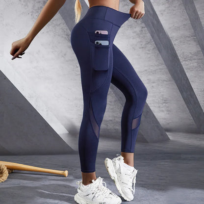 Leggings sin costuras 2024 con bolsillo para mujer, mallas suaves para entrenamiento, ropa deportiva, pantalones de yoga, cintura alta, ropa de gimnasio, leggings de spandex, novedad.