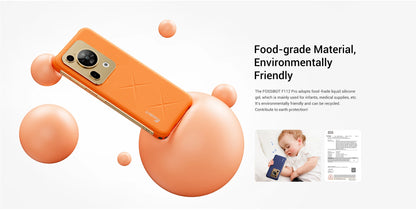 [Estreno mundial] Fossibot F112 PRO 5G Smartphone resistente, pantalla HD+ de 6,88", batería de 7150 mAh, 24 GB (8+16) + 256 GB, Android 14, cámara de 50 MP