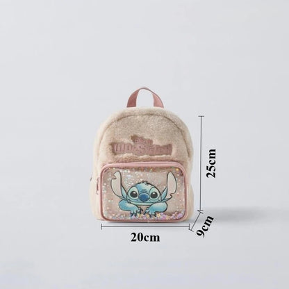 Mochila de moda con dibujos animados de Mickey Mouse de Disney, mochila escolar de lona de Minnie para mujer, mochila de gran capacidad a la moda, mochila para niñas