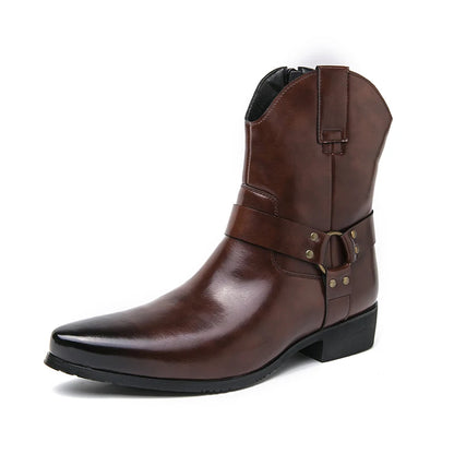 Botas de hombre estilo americano 2024 Marca de moda Botines cómodos para hombre