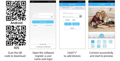 Cámara IP NINIVISION IPC-8MP HD Negra PoE Carcasa Metálica Micrófono Integrado Audio Visión Nocturna a Color Video de Vigilancia para NVR IP 4K de 10 canales