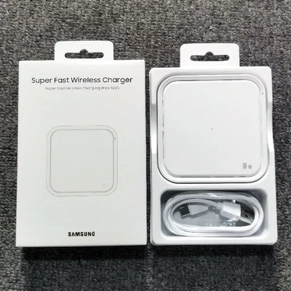 Base de carga inalámbrica rápida Samsung de 15 W para Galaxy S20 S21 S22 S23 S24 S8 S9 S10 Plus Note 20 Ultra 9 8 Z Flip Fold 6 5 4 3 2