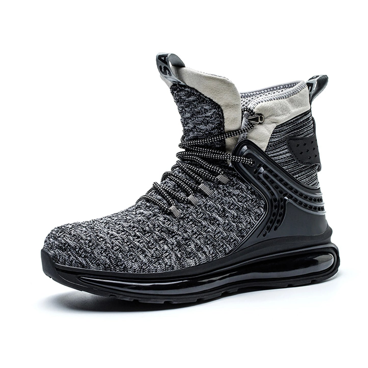 Botas de trabajo de seguridad para hombre con puntera de acero, nuevas, antiaplastamiento y antipinchazos. Calzado antideslizante para hombre, modelos para las cuatro estaciones.