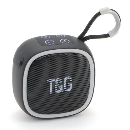 Mini altavoz portátil Bluetooth TG659 de 5 W para exteriores, inalámbrico, con graves, compatible con TF/U Disk, radio FM TWS, capacidad de 500 mAh.
