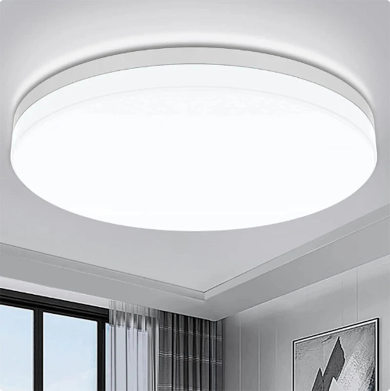 Lámpara de techo LED redonda ultrafina para dormitorio, iluminación LED brillante para habitación, accesorio de iluminación de techo, decoración moderna del hogar.