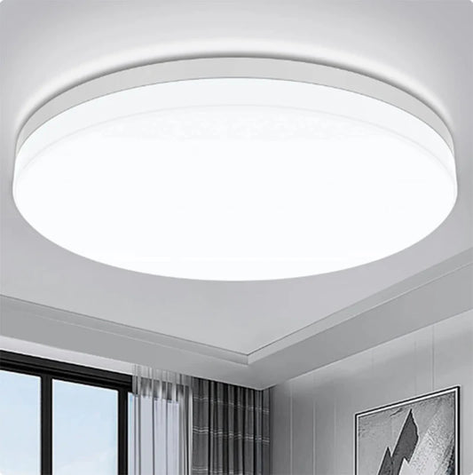 Lámpara de techo LED redonda ultrafina para dormitorio, iluminación LED brillante para habitación, accesorio de iluminación de techo, decoración moderna del hogar.