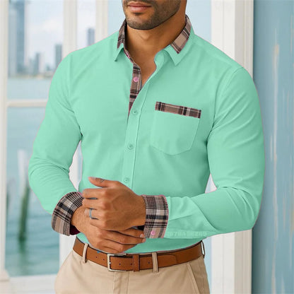 Camisas de vestir para hombre, camisas informales para la oficina y actividades al aire libre, camisas suaves y cómodas para la calle, camisetas de alta calidad para hombre, tallas grandes