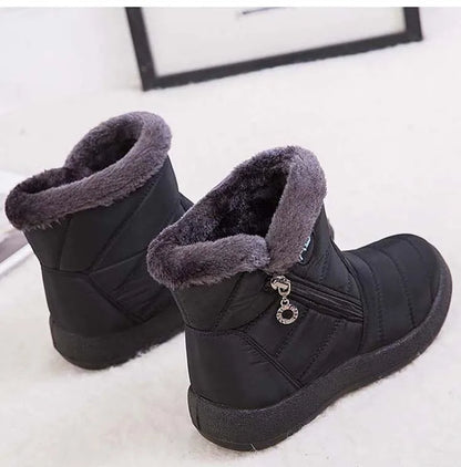 Botas de nieve para mujer, zapatos casuales para mujer, botines impermeables para mujer, botines ligeros de talla grande, botas de invierno para niñas