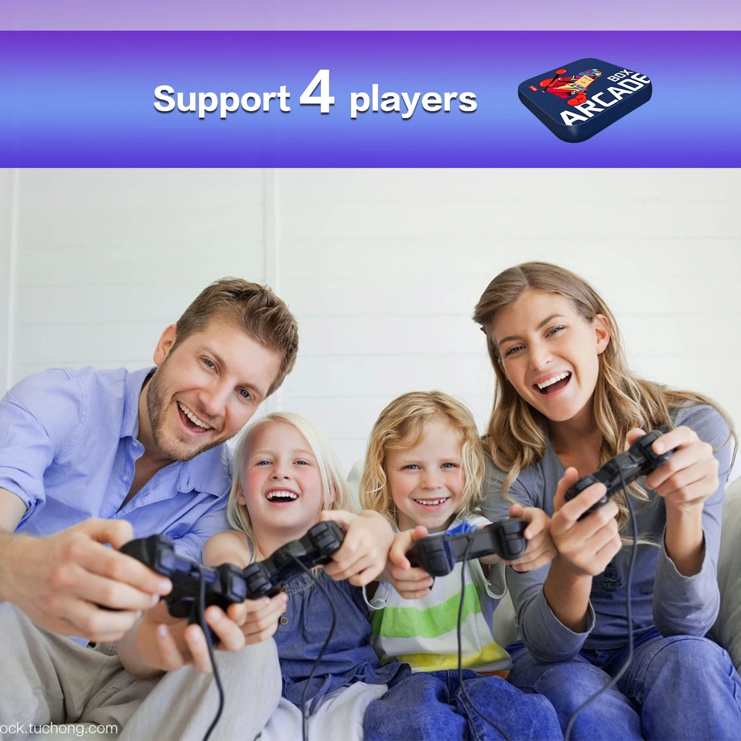 Consola de videojuegos Arcade Box de 256 GB con más de 50 000 juegos integrados, Superconsola 4K HD para TV, compatible con PS1, N64 y DC Classic Retro Game.