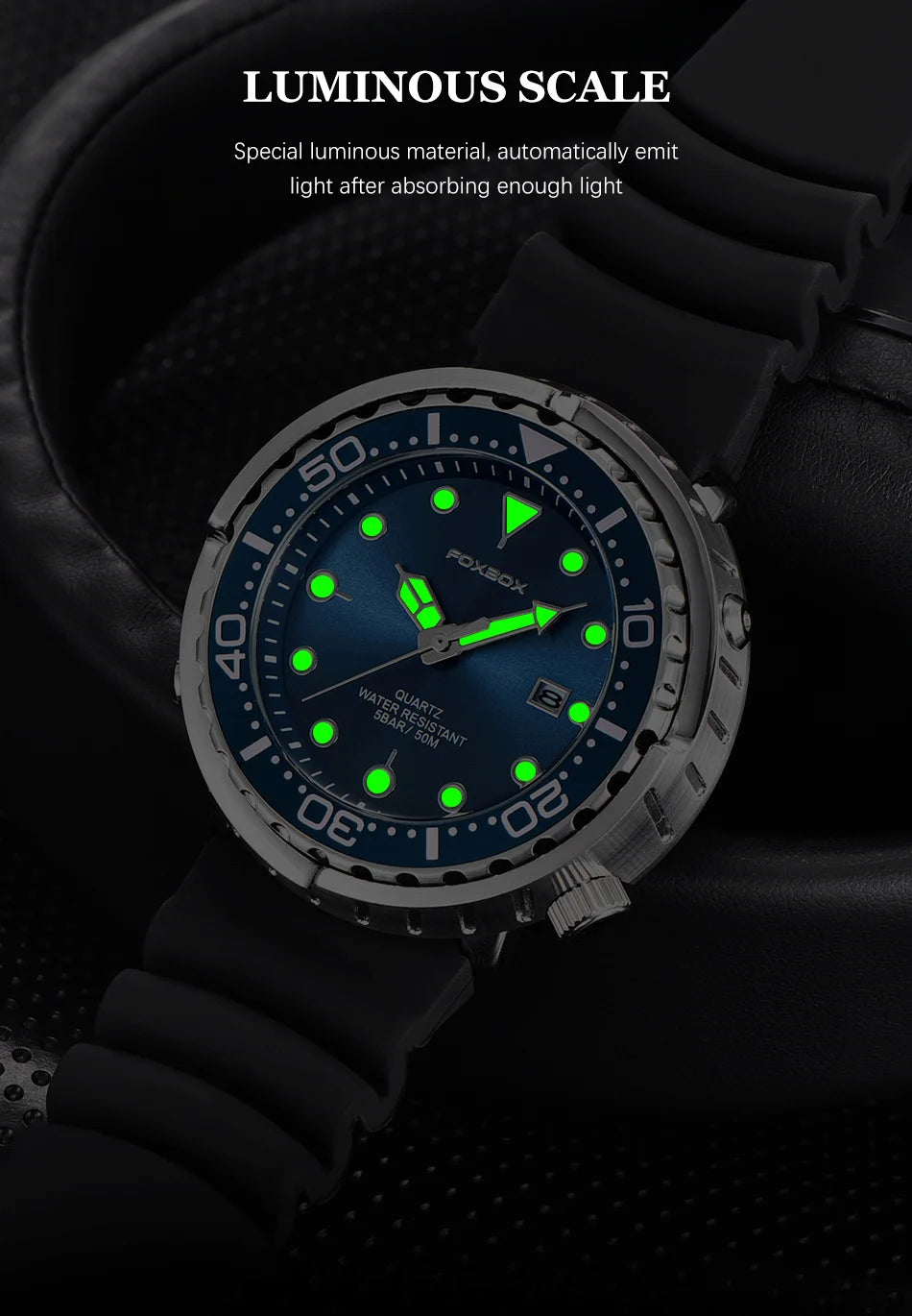 Reloj de lujo LIGE para hombre, deportivo, de exterior, con calendario, de cuarzo, de silicona suave, resistente al agua.