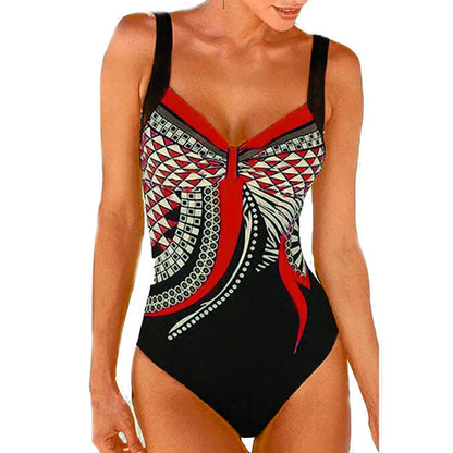 2024 One Piece Swimsuit Sexy Ruched Tummy Control Swimwear Women Vintage Solid Monokini Beachwear Female Bathing Suit Plus Size