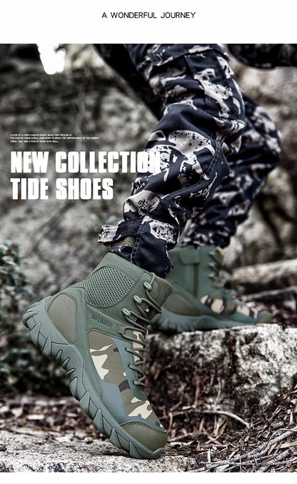 Botas de trabajo para hombre, zapatos de seguridad resistentes al desgaste, zapatos con punta de acero, zapatillas antideslizantes, zapatos de trabajo para adultos.