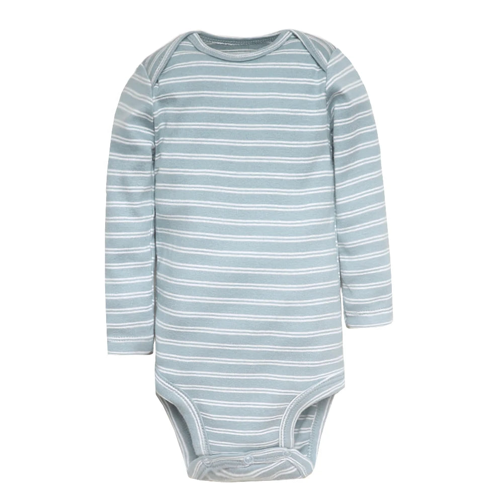 Conjunto de 5 piezas de monos para bebé niño y recién nacido, ropa para niña pequeña, 100 % algodón, suave, con dibujos animados