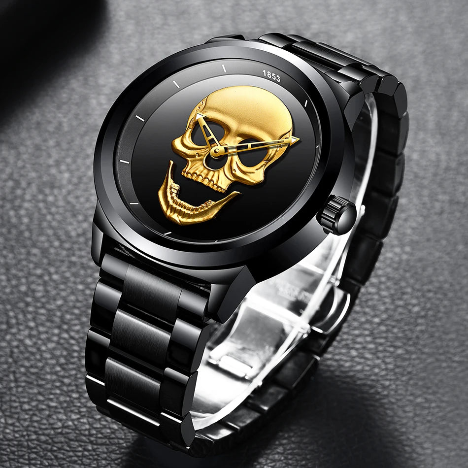 Relojes deportivos LIGE para hombre, marca superior, reloj de cuarzo de lujo para hombre, reloj de pulsera de acero inoxidable resistente al agua para hombre, reloj Masculino