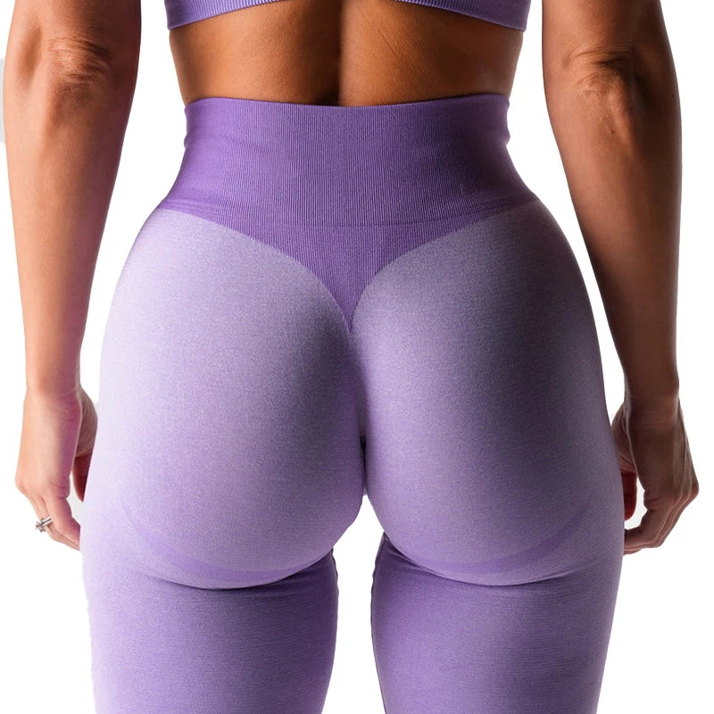 Nuevas mallas deportivas sin costuras, tipo leggings, de spandex, para mujer, suaves, para entrenamiento, fitness, yoga, cintura alta, ropa de gimnasio.