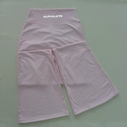 ALPHALETE Fashion Yoga Pants Spice Pilates Girls Summer New High Quality Hip Lift New Sports Fitness Elastic Long INS Hot Sales