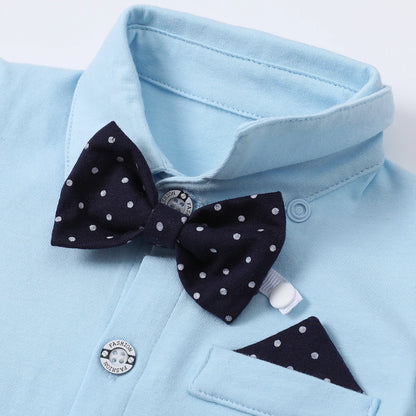 Ropa para bebé niño, traje de bautizo, bautismo infantil, Pascua, dedicación, trajes blancos, conjunto de regalo para fiesta de cumpleaños y boda.