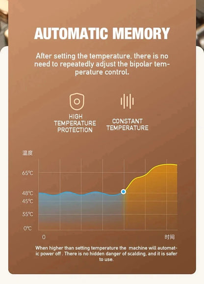Calentador de agua instantáneo inteligente de pared con ducha eléctrica sin tanque y calentamiento rápido. Termostato para baño y cocina. 110V/220V