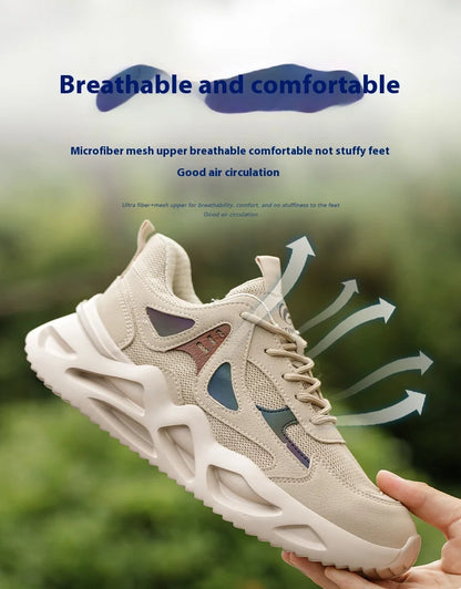 Zapatos de seguridad ligeros para hombre y mujer, zapatos de trabajo con puntera de acero, botas de trabajo, zapatillas deportivas transpirables para hombre y mujer, botas tácticas