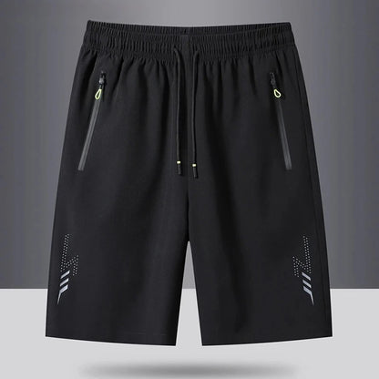 Pantalones cortos deportivos de verano para hombre, ropa deportiva moderna, pantalones cortos para correr, pantalones casuales, pantalones cortos para gimnasio, entrenamiento físico, pantalones cortos para correr, hombres, negro y gris