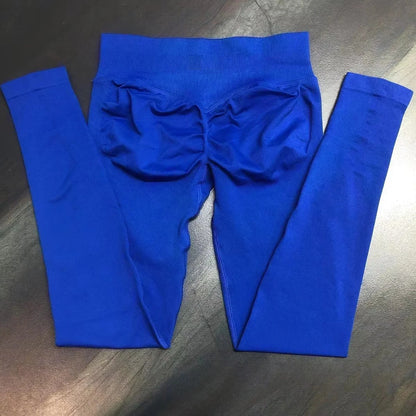 Leggings deportivas sin logo para mujer, efecto push-up, cintura baja, sin costuras, para gimnasio, yoga y entrenamiento.